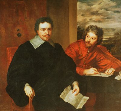 Thomas Wentworth, Earl of Strafford (1593-1641) and his Secretary, Sir Philip Mainwaring (1589-1661) 1640 by Anthony van Dyck